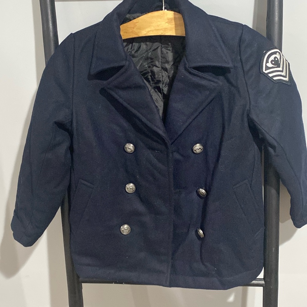 Double button, fully lined pea coat
